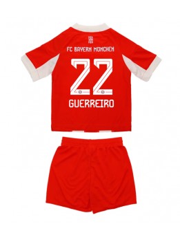 Bayern Munich Raphael Guerreiro #22 Replika Hemmakläder Barn 2025-26 Kortärmad (+ byxor)